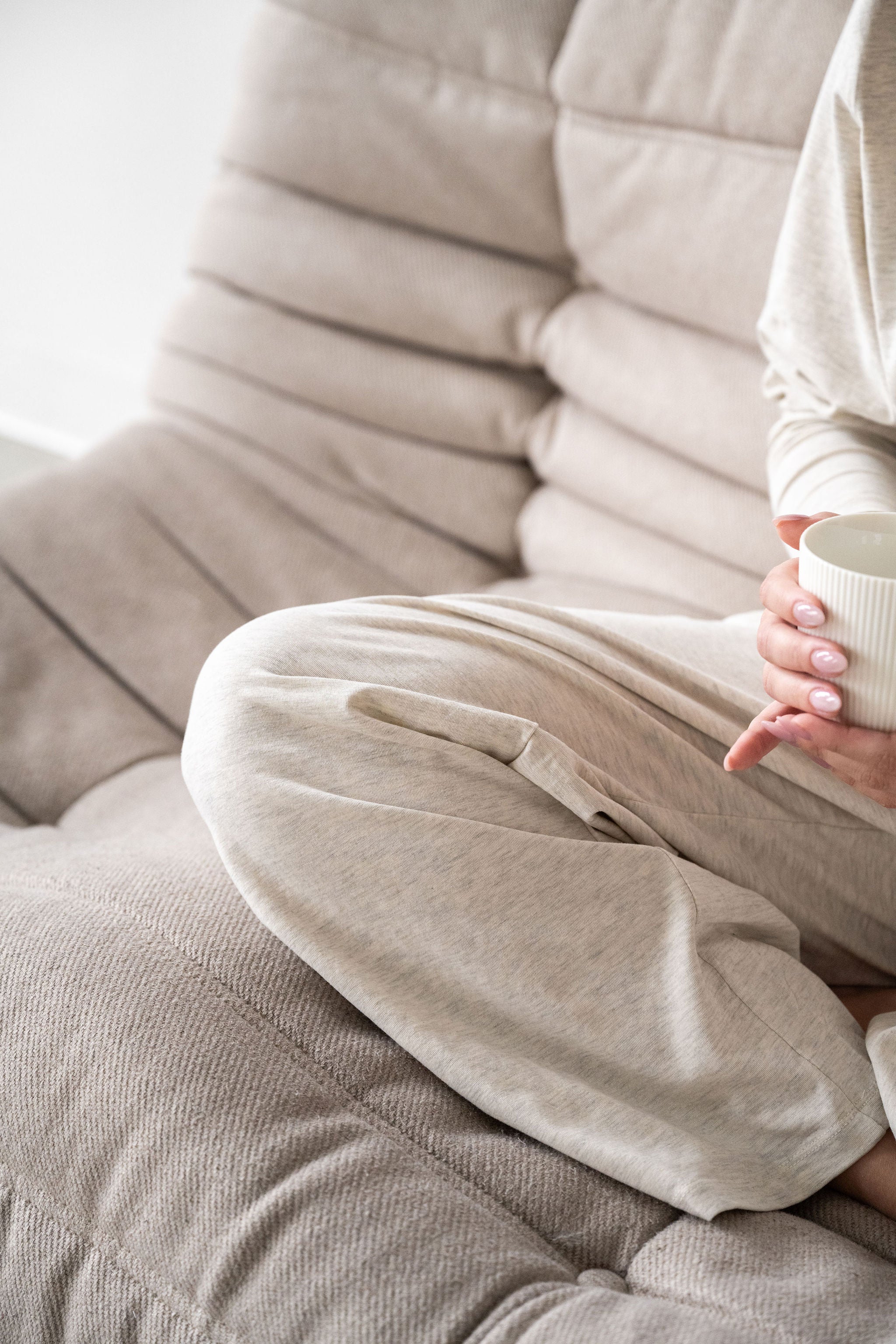 *PRE-ORDER* Women's Long Set - HEATHER OATMEAL